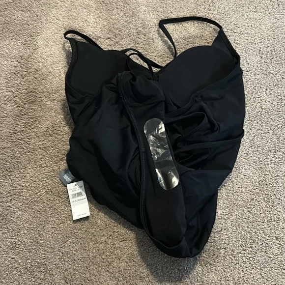 Aerie Black One-Piece Swimsuit with Adjustable Straps - Picture 5 of 5